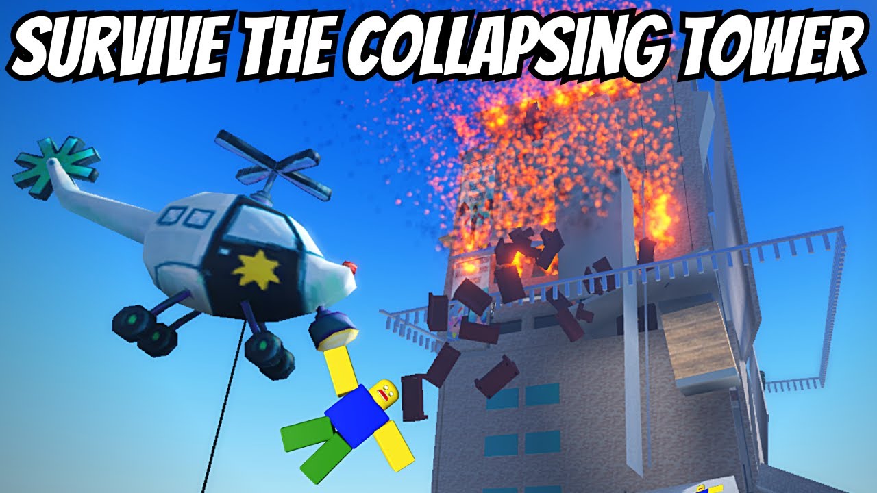 Roblox Survive The Collapsing Tower Walkthrough Youtube