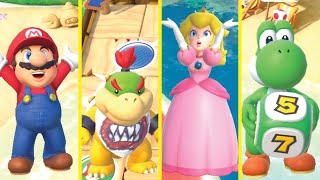 Super Mario Party FULL GAME Megafruit Paradise (10 Turns) Yoshi vs Mario vs Peach vs Bowser Jr
