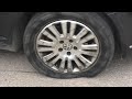 Flat tire emergency safety device flat tire test