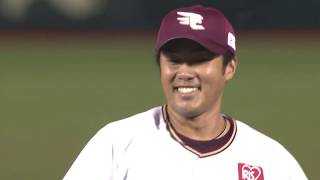 0926 E-L 9回表 由規選手 地元仙台で見事な復帰登板!!