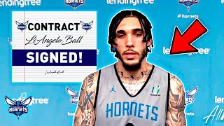 BREAKING NEWS: Liangelo Ball Signs Exhibit 10 Contract With Charlotte Hornets