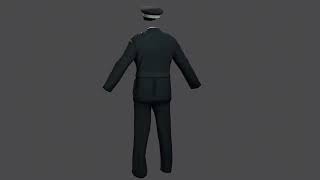 Title: High-Quality 3D Model of London Ambulance Service Formal Uniform Set (PBR Textures)