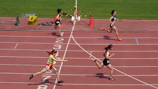 2024.5.25 宮崎県高校総体 女子4×100mR予選3組(速報)