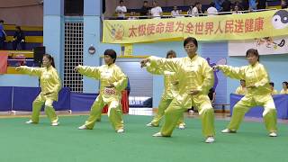 陈式精要18式太极拳 Chen Style Taijiquan, 18 Forms 正太极(新加坡)武术中心(A 队)  24 Mar 2018