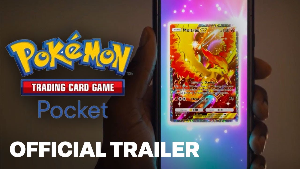 Pokémon Trading Card Game Pocket Official Announcement Trailer - YouTube