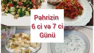 Dietik Dovğa və digər ləzzətli yeməklər pəhrizin 6 və 7 ci günündə.