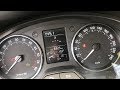 How to reset OIL service and INSPECTION Skoda Rapid step by step