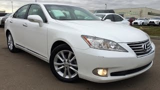 Pre Owned White 2010 Lexus ES 350 Navigation Package Review | Sylvan Lake Alberta