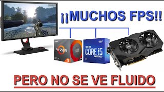 Muchos FPS pero los juegos  no se ven fluidos.- Sincronización Vertical +MSI Afterburner.