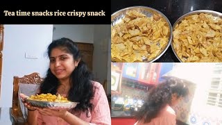 Tea time snacks/rice crackers/crispy snack/abroad parcel/simple recipe/food/Sujatha Raj/cooking