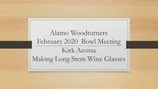 Making Wooden Stem Wine Glasses
