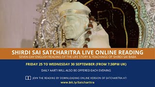 Day 5 | Monday 28th September | Live Shirdi Sai Satcharitra (English)