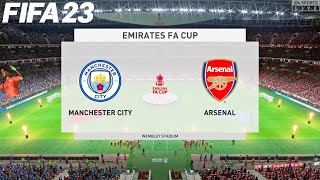 FIFA 23 | Manchester City vs Arsenal - Emirates FA Cup - PS5 Gameplay