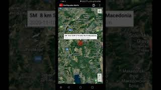 5.0 Earthquake Vrutok, North Macedonia 11-10-20