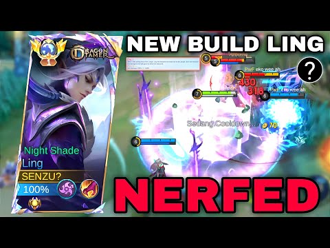 LING NERF!! NEW BUILD LING AFTER NERF in NEW PATCH – LING FASTHAND GAMEPLAY MOBILE LEGENDS