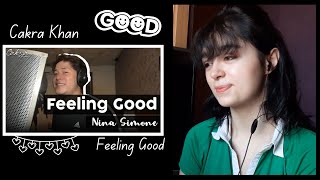 Cakra Khan - Feeling Good Cover - Nina Simone [Reaction Video] Simply AMAZING! ❤️