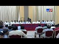 cm kcr funny comments at press meet pragathi bhavan tv9