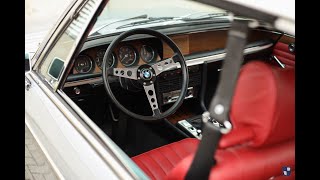 Driving the '73 BMW 3.0 CSi in Polaris Silver w/ Red leather - Oldenzaal Classics