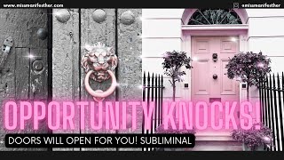 ATTRACT OPPORTUNITIES! ✨ Get Your Big Break! 🌟 Offers Flow! POWERFUL Subliminal 🧲