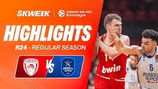 EFES ON A MISSION TO SURPRISE OLYMPIACOS? Olympiacos vs Anadolu Efes Highlights EuroLeague R24