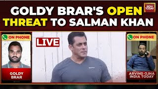 LIVE: Gangster Goldy Brar Exclusive Interview | Goldy Brar's Open Threat To Salman Khan | LIVE News