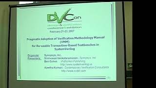 CVC - free session on SystemVerilog Verification Methodology