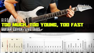 Too Much, Too Young, Too Fast | Airbourne | Guitar cover + live tabs