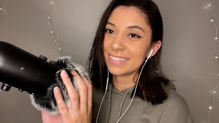 ASMR Soft Spoken \u0026 Relaxing Fuzzy Mic Muff Sounds [40+ MINS]