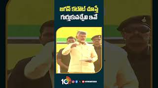 జగన్ కటౌట్‌ చూస్తే గుర్తుకువచ్చేవి ఇవే.. #chandrababu Fires On #cmjagan #10tv #shorts