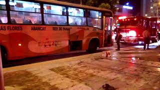Alcalde de Miraflores dijo que incendio en bus fue ocasionado por ataque a mujer Alcalde de Miraflores dijo que incendio en bus fue ocasionado por ataque a mujer