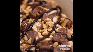 Crazy Peanutty Snickers Brownie