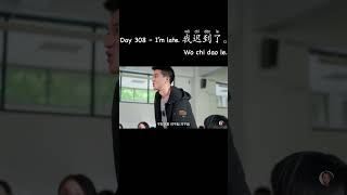 Day 308-I'm late.我迟到了。Daily Chinese|Real-life Chinese|Mandarin Chinese|学中文|学汉语