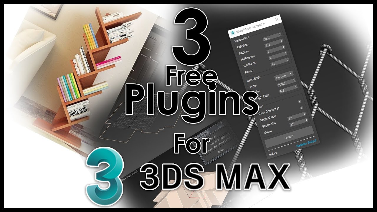 Free 3 Plugins For 3Ds Max - YouTube