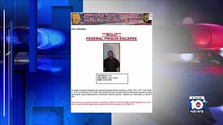 Federal inmate escapes in Miami-Dade