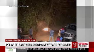 Police release video showing NYE gunfire