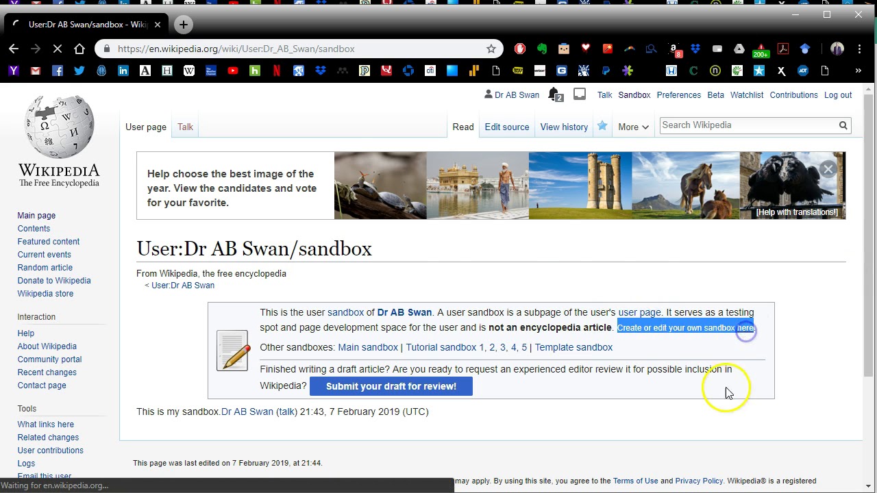 How To Work With Wikipedia Sandbox - YouTube
