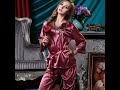 silk pajamas spring and autumn