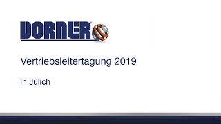 Dorner-Vertriebsleitertagung 2019