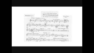 Ernest Bloch: Proclamation (Christopher Moore, trumpet)