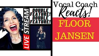 LIVE REACTION Floor Jansen "Live in Amsterdam" DOUBLE FEATURE Vocal Coach Reacts & Deconstructs