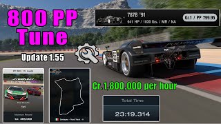 GT7|Fast Money Build!|787B '91|Sardegna 800pp Tune|1.55