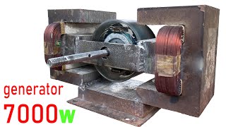 I make 220v Electric Generator from a Microwave Transformer