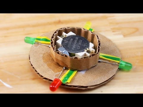 How to Make Cardboard YO YO with Glow Leds How to Make Cardboard YO YO with Glow Leds