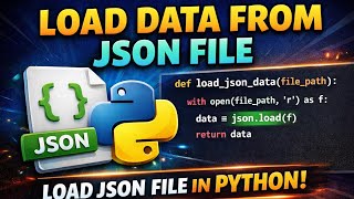 Learn How to Load Data from a JSON File in Python (Step-by-Step Tutorial) New project #Python #JSON