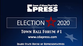 Town Hall Forum #1 Idaho State House of Representatives CDAPRESS