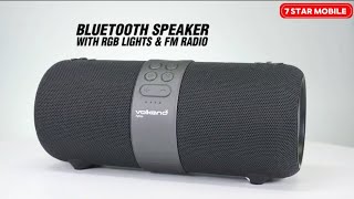 VolkanoX Python Series Bluetooth Speaker – Playback Time 3-6 hrs Battery 3600mAh Charge Time 4 hrs