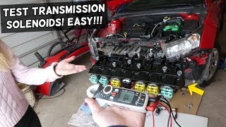 HOW TO TEST TRANSMISSION SOLENOID SHIFTER PRESSURE SOLENOID CHEVROLET BUICK GMC 6T30 6T35 6T40 6T45