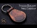 Making a Leather Key Chain Out of Italian Shell Cordovan | ROCADO Leather