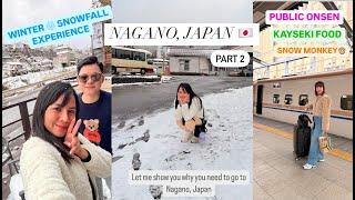 4K WINTER EXPERIENCE l Nagano Japan l Snow Fall in Japan l Travel Guide l Snow Monkey Park - Part 2