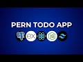 Build a Todo App with the PERN Stack (PostgreSQL, Express, React, Node.js)